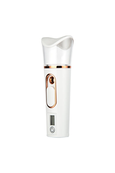 Choice1 White Nano Mist Facial Sprayer with Skin Moisture Tester Deep Hydrati...