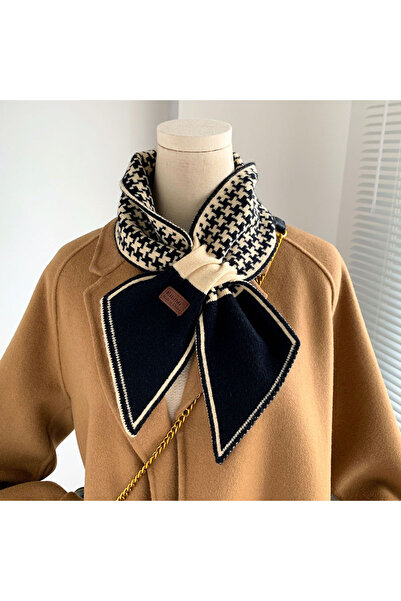 Choice LJS04-1 Houndstooth Plaid Luxury Brand Knitted Scarf 2023 New Scarf Wo...
