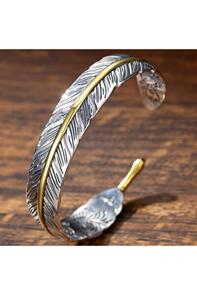 Choice3 ZPB1885 ZAKOL Hiphop Rock Feather Wing Cuff Bracelets For Men Boys Si...