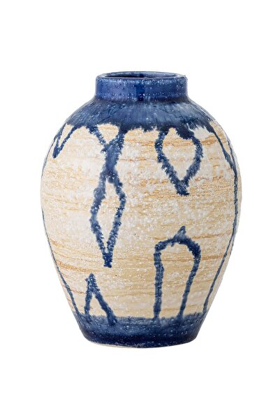 Bloomingville Vase 82072523 D12x16cm Beige-Blue