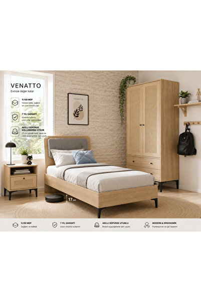 VENATTO trio life genç odası (%100mdf)