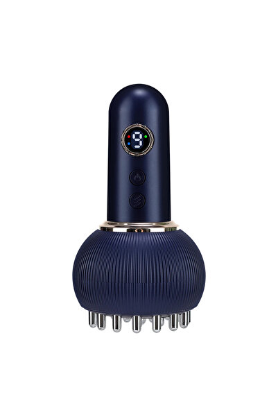 Choice blue Rechargeable Wireless Guasha Massager, Heating Scraping Brush for...