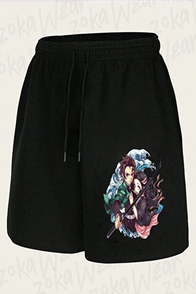 ZOKAWEAR Unisex Tanjiro Nezuko Demon Slayer Kimetsu No Yaiba Design Printed S...