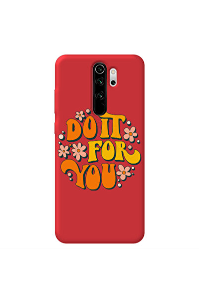 Other Xiaomi Redmi Note 8 Pro Do it For You Red Colored Silicone TPU Θήκη