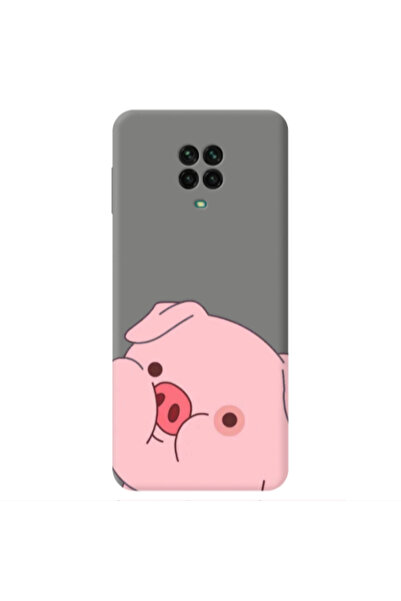Other Xiaomi Redmi Note 9 Pro Piggy 2 Grey Colored Silicone TPU Θήκη