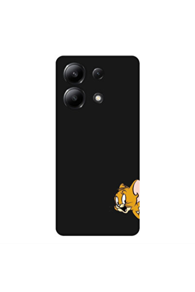 Other Xiaomi Redmi Note 13 4G Jerry 2 Black Colored Silicone TPU Θήκη