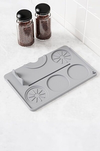Weather Forecast Non-Slip Silicone Coffee Mat Station Tamper and Portafilter ...
