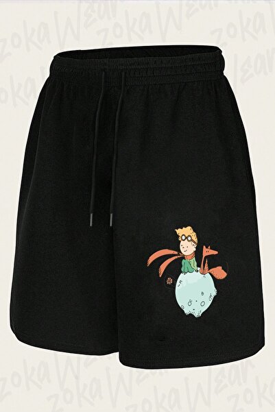 ZOKAWEAR Unisex Little Prince Book Character Design Printed Shorts