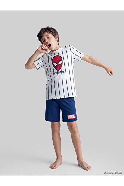 LC Waikiki Sparkling Choices from Shining Store Spiderman Printed Boy's Short...