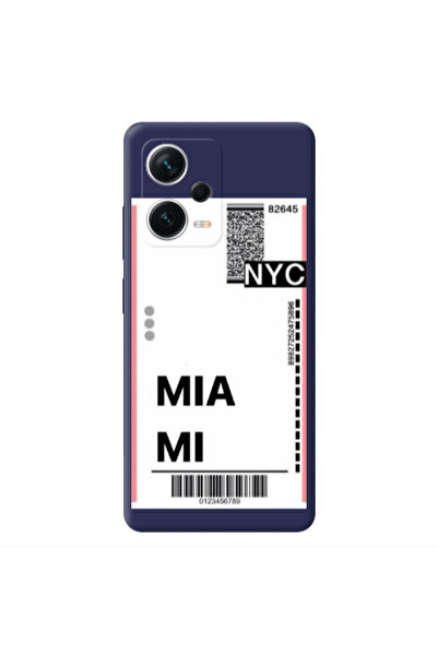Other Xiaomi Poco X5 Miami NYC Dark blue Colored Silicone TPU Θήκη