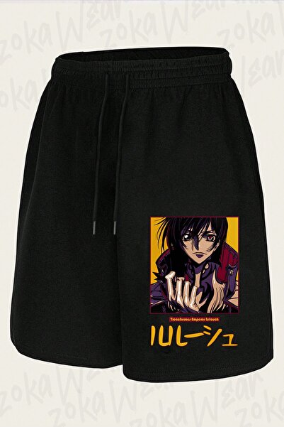 ZOKAWEAR Unisex Code Geass Lelouch Design Printed Shorts