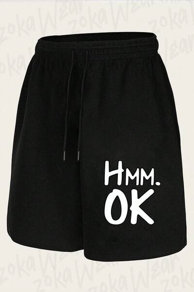 ZOKAWEAR Unisex Hmm Ok Design Printed Shorts