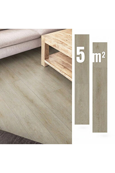 OEM Pardoseală Vinilică Autoadezivă 5 m² MARO DESCHIS Scânduri PARCHET Imperm...