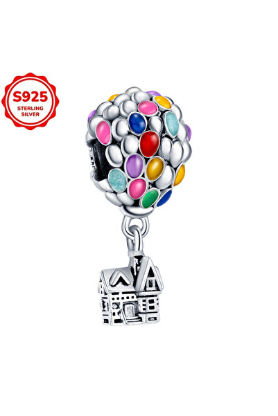 Choice29 CMS1574-1 خرز فضة عيار 925 بتصميم النجوم والقمر واللوتس والورود للنس...