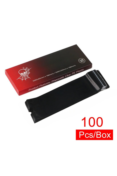 Choice1 A0472-5x18-Black 100 PCS Waterproof Tattoo Pen Protective Packaging C...