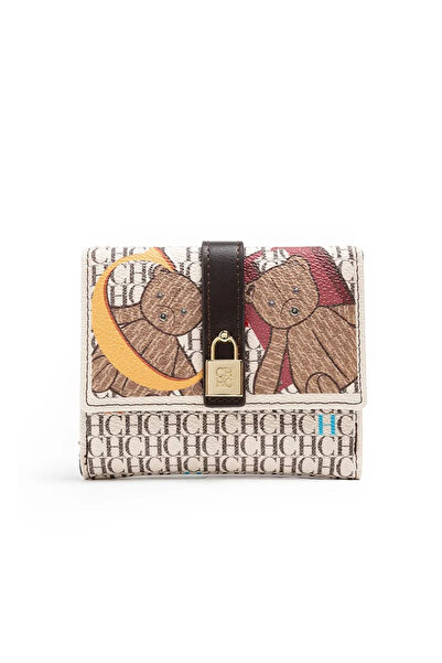 choice2 CA10-FZ5-BEIGE CH Women's Short Card Bag Ultra Thin Mini PU Leather L...