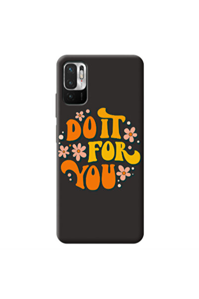 Other Xiaomi Redmi Note 10 Pro 5G Do it For You Black Colored Silicone TPU Θήκη