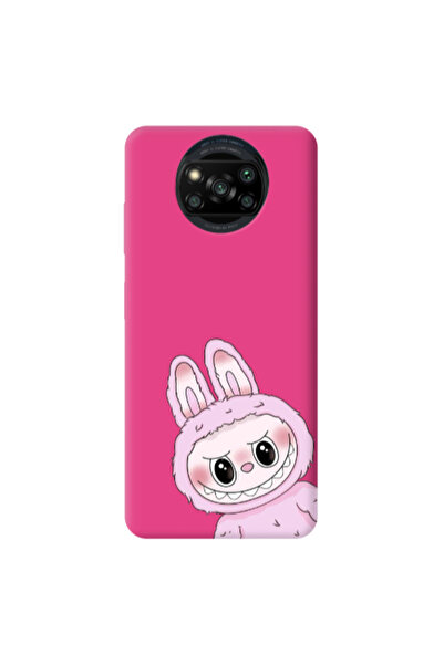 Other Xiaomi Poco X3 /X3 Pro Labubu 6 Fuchsia Colored Silicone TPU Θήκη