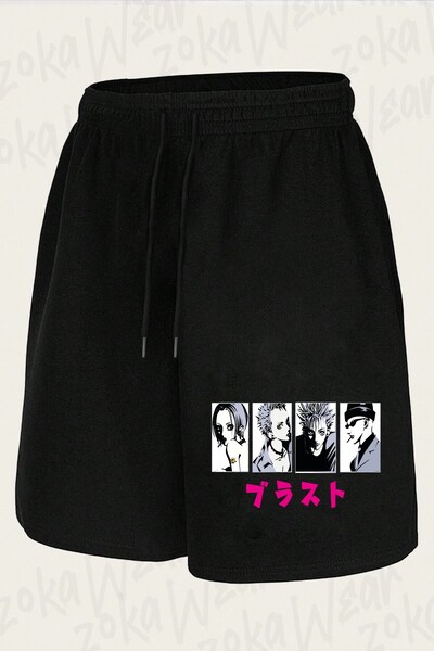 ZOKAWEAR Unisex Σορτς με στάμπα Black Stones Nana Group Design