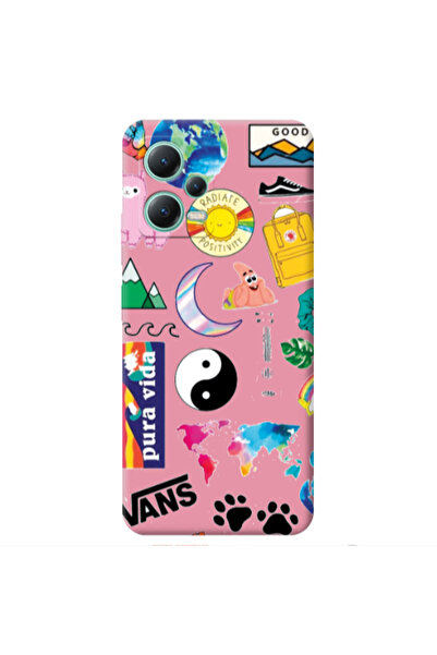 Other Xiaomi Redmi Note 12 Pro 5G Vans Pink Colored Silicone TPU Θήκη
