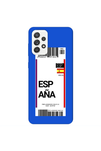 Other Samsung A52 Espana Arrival Blue Colored Silicone TPU Θήκη