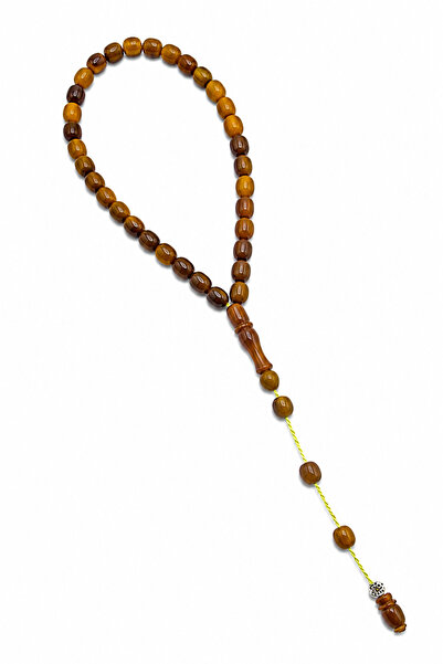 Sose Moda Şükrü Baba Master Signed Systematic Squeeze Amber Prayer Beads