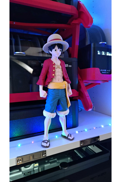 FigurBende One Piece Monkey D. Luffy 27 cm PLA 3D Baskı Koleksiyonluk Anime F...