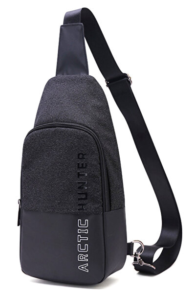 Arctic Hunter τσάντα Crossbody XB0058, 5L, μαύρη