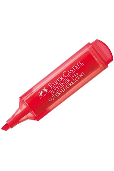 Faber Castell Highlighter Pen Transparent Body Red - 3 Pieces