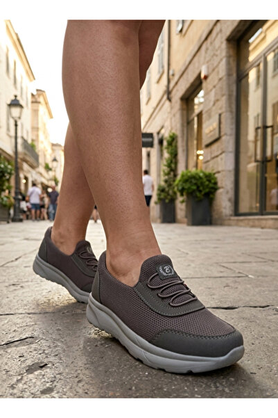 StepMore Women's Lightweight Daily Walking Shoes Orthopedic Comfortable Smoke...