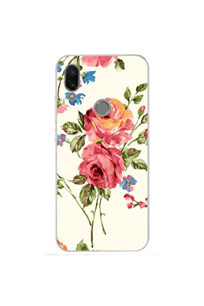 Other Xiaomi Redmi Note 7 Violet and rose Transparent Silicone TPU Θήκη