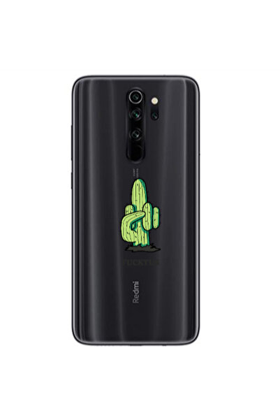 Other Xiaomi Redmi Note 8 Pro Green Cactus Transparent Silicone TPU Θήκη