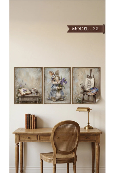 Akıllı Kağıt Static Cling Table - Poster Children's Room (Model- 36)