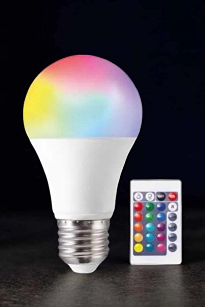HRŞYTREND Renk Değiştirebilen RGB Işıklı Led Ampul A+Enerji 15 Watt Led Işık