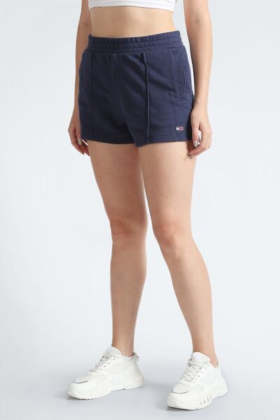 Tommy Jeans Femei& # Pantaloni scurți casual, albastru închis, mărimea M