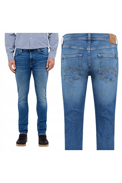 Mustang Blugi Barbati, Vegas Slim, Marime W31-L32, Albastru, Slim Fit, Bumbac...