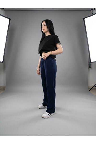 Ydn giyim Women's Baggy Loose Fit Straight Leg Comfortable Wearable Sweatpants