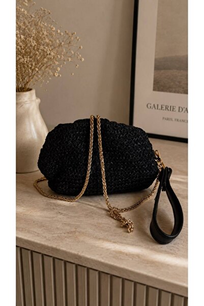 Swaggo collections Women's Straw Model Mini Hand and Shoulder Bag