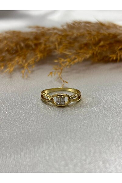 XUPING JEWELRY 14K Kuyumcu Model Taş Detaylı Xupıng Çelik Yüzük