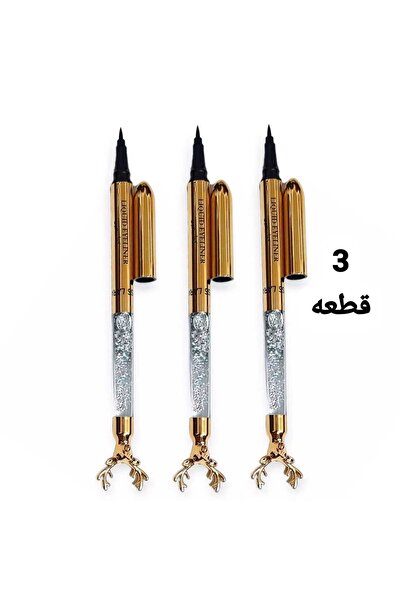 FOR LOVER Set of Liquid Eyeliner Black Gazelle 3 Pcs