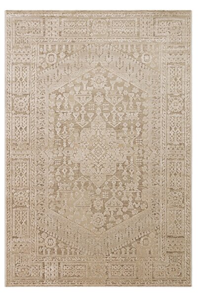 Eko Halı RIVERA RVR 02 BEIGE Modern ve Klasik Desenli Yüksek Alçak Çift Boyut...
