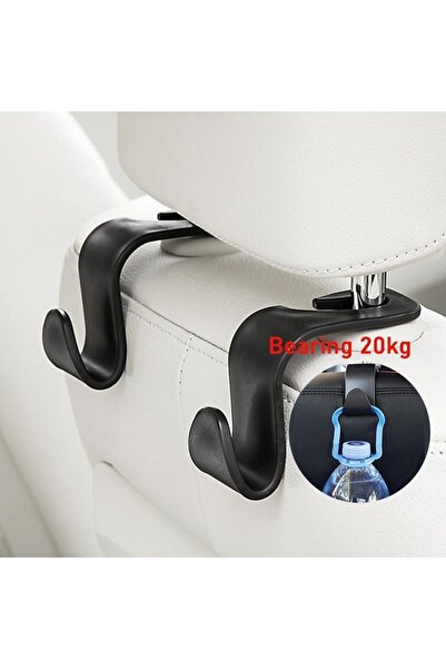 Choice black 1pc Headrest Mount Storage Car Seat Back Hooks Hangers Universal...