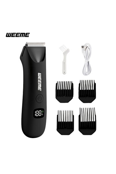 Choice6 wm701 black LED Bikini Body Trimmer Painless Hair Removal USB-C LCD 4...