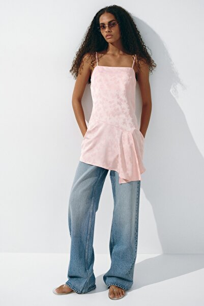 H&M Askılı Saten Elbise