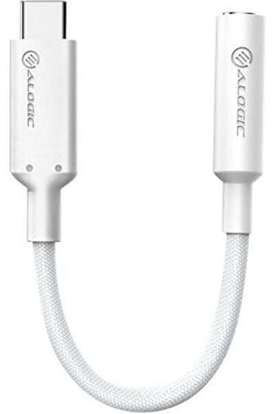 Alogic Convertor USB-C tată la 3.5mm mamă Alb 1 buc. (ELPC35A-WH)