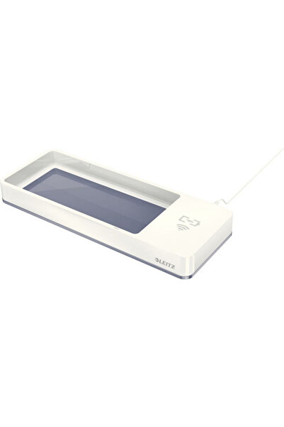 Leitz Încărcător wireless Qi Pad Alb WOW Organizator de birou cu încărcător i...