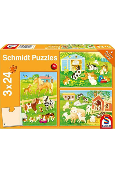 Schmidt Spiele Ferma de puzzle-uri pentru copii