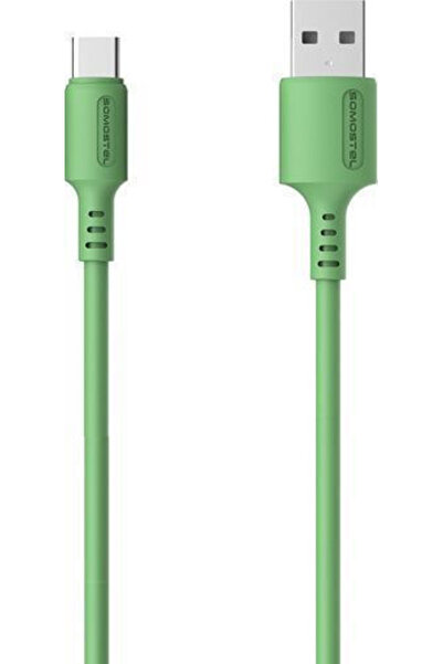 Somostel Cablu USB 2.0 USB-C tată - USB-A / USB-C Verde 1.2m (28247)