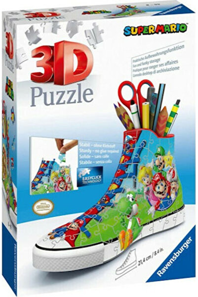 RAVENSBURGER Puzzle 3D Super Mario Adidași 108 Piese Cod: 11267