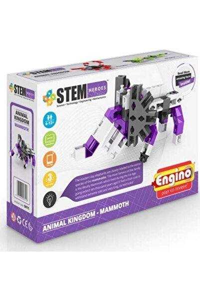 Engino Jucărie de construcție din plastic STEM Heroes Regatul Animalelor Mamu...